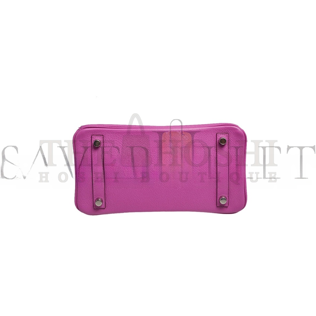 H**me5 MAGNOLIA LEATHER PALLADIUM PLATED BIRKIN 25 BAG (25*22*13cm) Master Quality